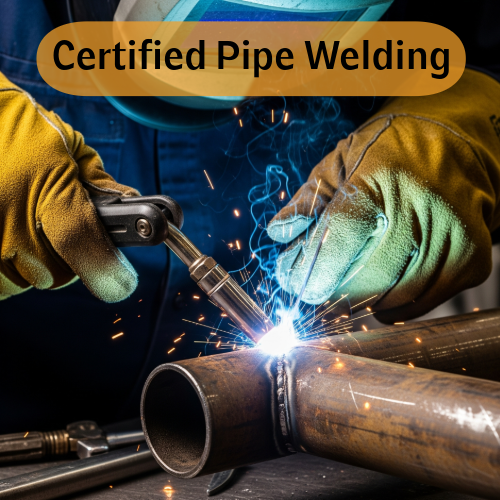 Certified pipe welding project